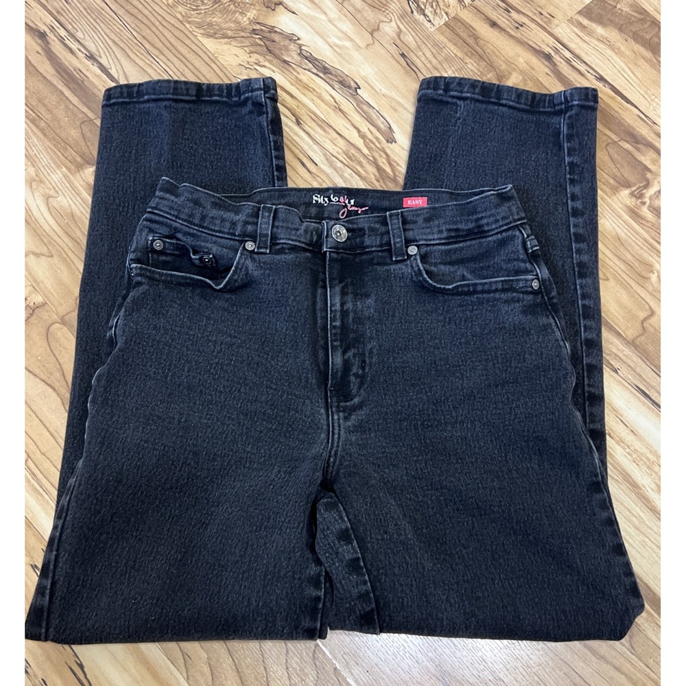 Style & Co Women's Straight Leg Black Jeans Size 6S